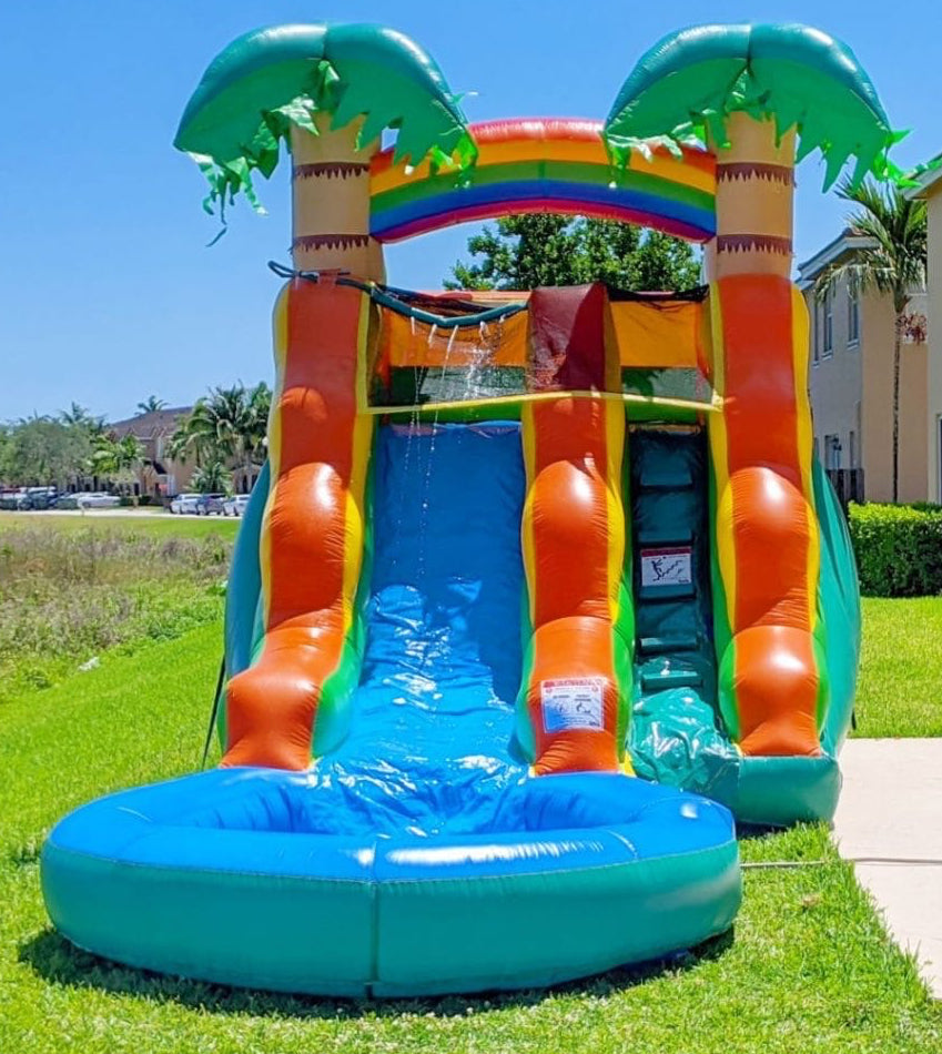 13FT Tropical Single Lane Slide